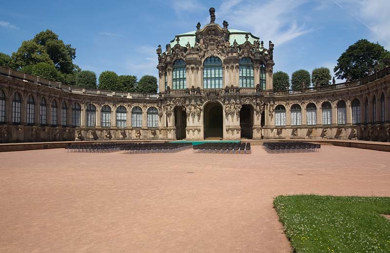 In the Zwinger Palace