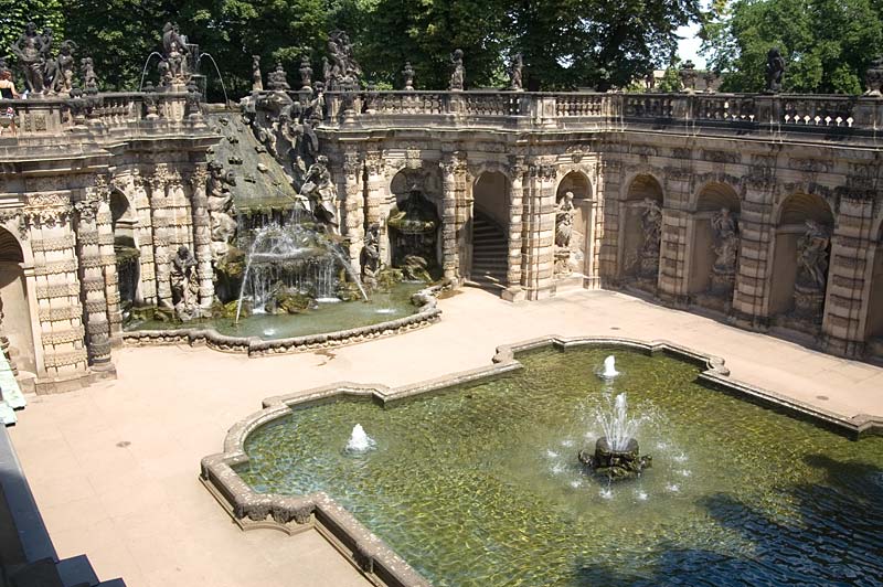 In the Zwinger Palace