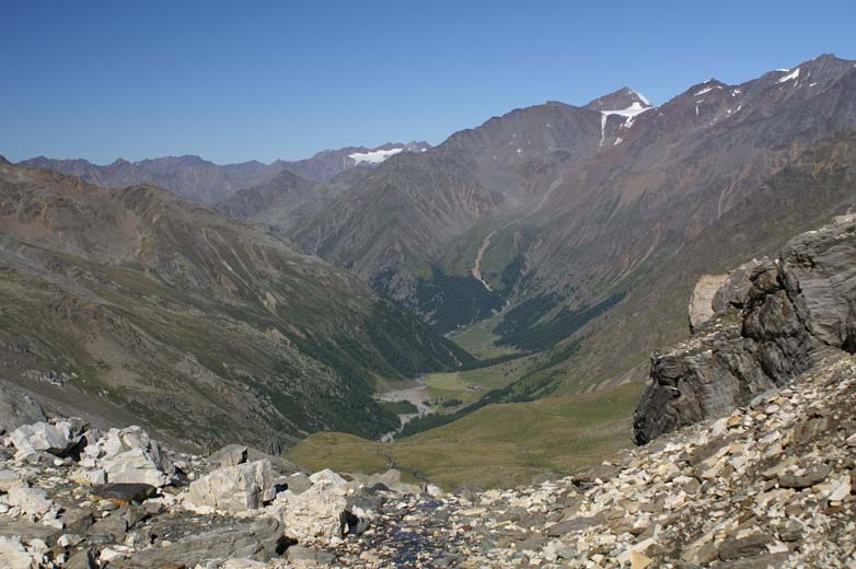 View into the Pfossen Valley