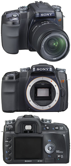 Camera tech data for Sony Alpha DSLR-A100