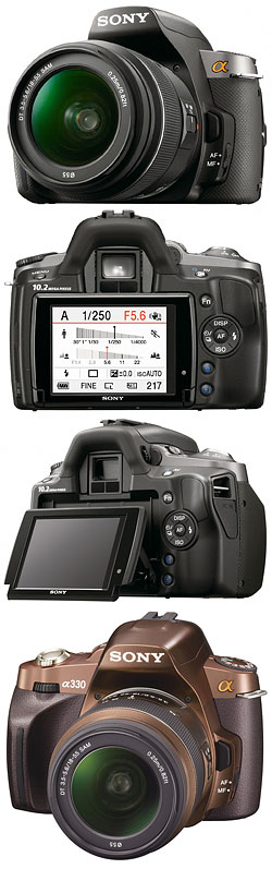 Camera tech data for Sony Alpha DSLR-A330