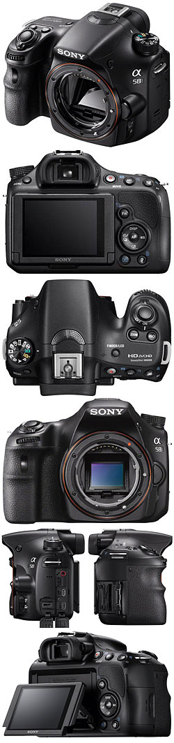 Camera Tech Data For Sony Alpha Slt A58