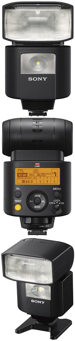 Flash tech data for Sony HVL-F45RM