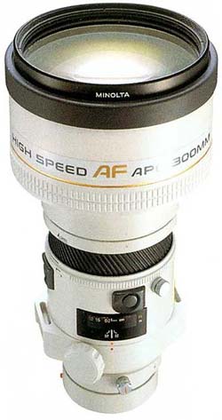 Lens tech data for Minolta AF 300/2.8 HS-APO G