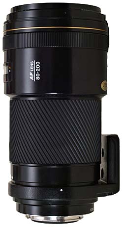 Lens tech data for Minolta AF 80-200/2.8 APO