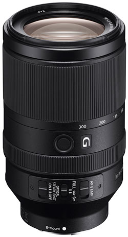 Lens tech data for Sony FE 70-300/4.5-5.6 G OSS